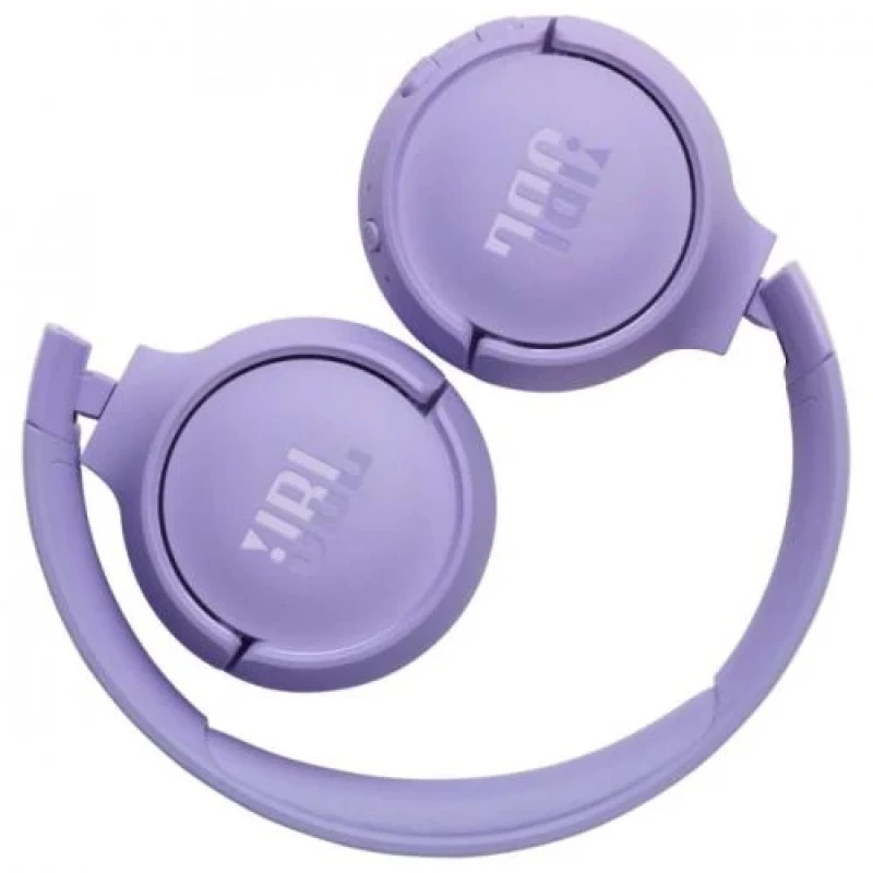 Навушники бездротові JBL Tune 520BT, Purple, Bluetooth, мікрофон, акумулятор 450 mAh, технологія "Pure Bass", підтримка Siri та Google Now (JBLT520BTPUREU)