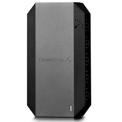 Контролер для керування вентиляторами DeepCool FH-10, Black, 10x4-pin PWM, живлення SATA (DP-F10PWM-HUB)