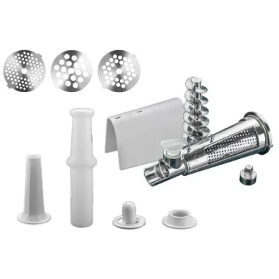 М'ясорубка Liberton LMG-20T02S, Silver/Black, 2000W, продуктивність 1.4кг/хв, 3 диски з отворами 3/5/7мм, насадка для томатів/ковбасок/кеббе, реверс, шнек металевий, захист від перегріву М'ясорубка Liberton LMG-20T02S, Silver/Black, 2000W, продуктивність 1.4кг/хв, 3 диски з отворами 3/5/7мм, насадка для томатів/ковбасок/кеббе, реверс, шнек металевий, захист від перегріву