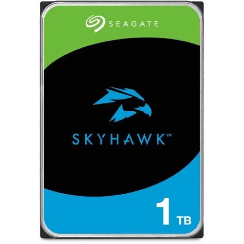 Жорсткий диск 3.5" 1Tb Seagate SkyHawk, SATA3, 256 Мб, 5400 об/хв (ST1000VX013)
