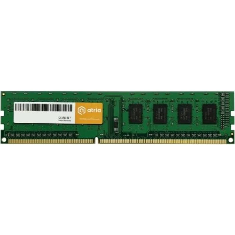 Пам'ять 8Gb DDR3, 1600 MHz, Atria, 11-11-11-28, 1.5V (UAT31600CL11K1/8)