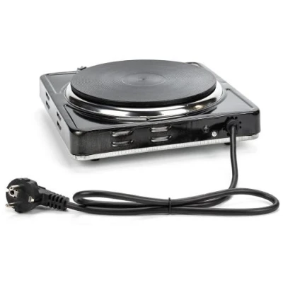 Настільна плита Eisen EHP-158B, Black, 1500 Вт, електрична, чавун, механічне керування, діаметр поверхні нагріву 18,5 см, захист від перегріву Настільна плита Eisen EHP-158B, Black, 1500 Вт, електрична, чавун, механічне керування, діаметр поверхні нагріву 18,5 см, захист від перегріву