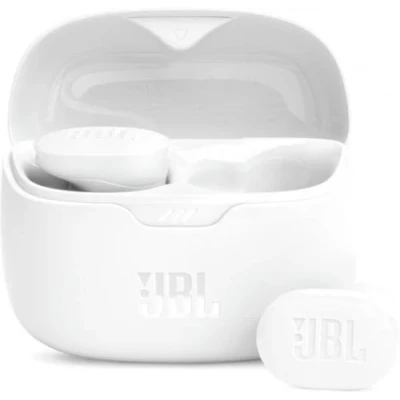 Навушники бездротові JBL Tune Buds, White, Bluetooth, мікрофон, акумулятор 70 mAh, чохол з функцією зарядки, технологія "JBL Pure Bass Sound" (JBLTBUDSWHT)