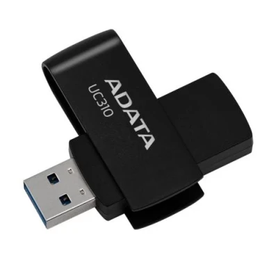 Флеш накопичувач USB 128Gb ADATA UC310, Black, USB 3.2 Gen 1, до 100 МБ/с (UC310-128G-RBK)