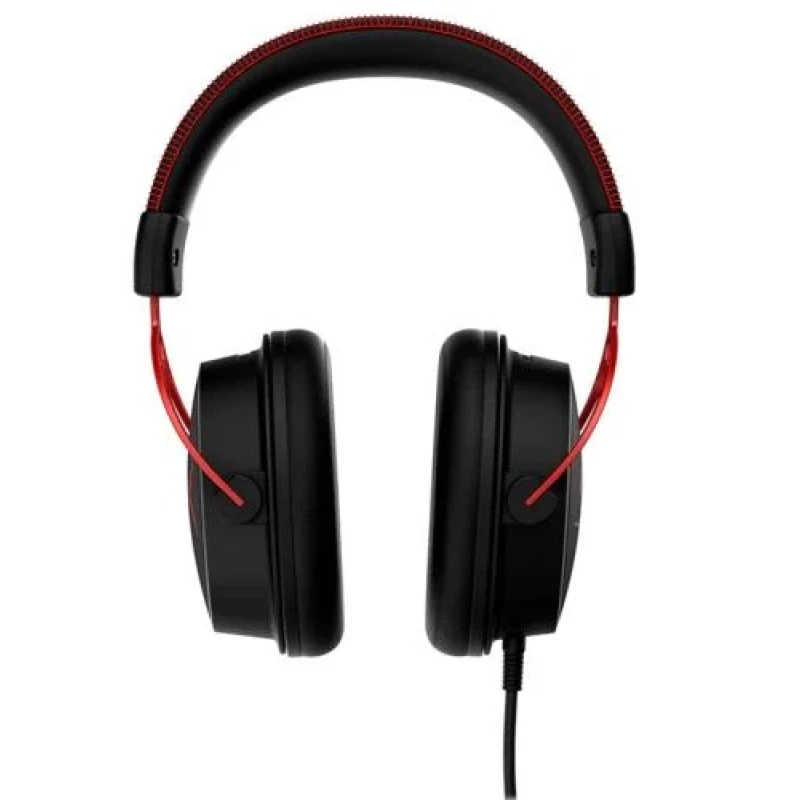 Навушники HyperX Cloud Alpha, Black/Red, 3.5 мм, мікрофон з шумопоглинанням, динаміки 50 мм, вбудований регулятор гучності (4P5L1AM)