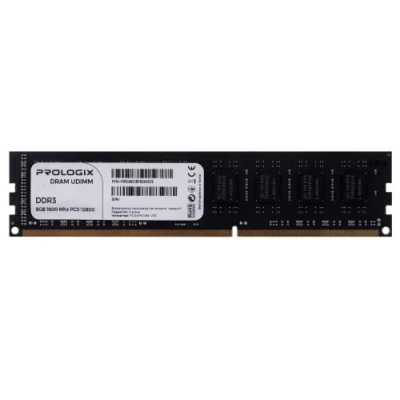 Пам'ять 8Gb DDR3, 1600 MHz, ProLogix, 11-11-11-28, 1.5V (PRO8GB1600D3)
