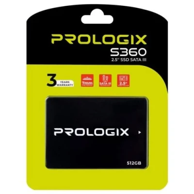 Твердотільний накопичувач SSD 512Gb, ProLogix S360, SATA3, 2.5", 3D TLC, 530/510 МБ/с (PRO512GS360) Твердотільний накопичувач SSD 512Gb, ProLogix S360, SATA3, 2.5", 3D TLC, 530/510 МБ/с (PRO512GS360)