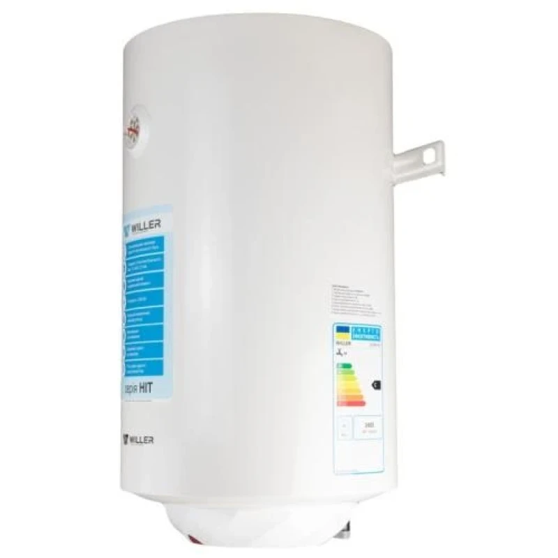 Водонагрівач Willer EV50R-HIT, White, 1500W, 50л, вертикальний, мокрий ТЕН, механічне управління, терморегулятор, термозахист, IPX4
