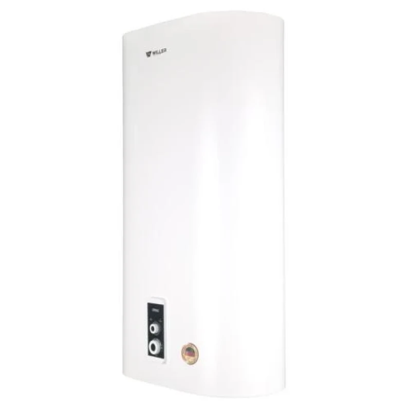 Водонагрівач Willer EVH80R Spring, 2000W, 80л, універсальний, мокрий ТЕН, 2 ТЕНи, плаский, механічне керування, 3 режими потужності, зовнішній терморегулятор, бак титанокварцова емаль, С, 95.5х53х31см