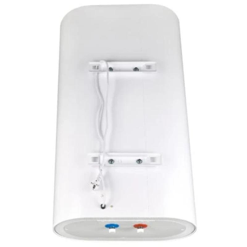 Водонагрівач Willer EVH80R Spring, 2000W, 80л, універсальний, мокрий ТЕН, 2 ТЕНи, плаский, механічне керування, 3 режими потужності, зовнішній терморегулятор, бак титанокварцова емаль, С, 95.5х53х31см