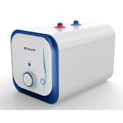 Водонагрівач Willer PU07RF Cubus, White/Blue, 1500W, 7л, мокрий ТЕН, горизонтальний, механічне керування, під мийкою, прямокутний, подача води зверху, зовнішній терморегулятор, В, 25.1x25.1х38.6см Водонагрівач Willer PU07RF Cubus, White/Blue, 1500W, 7л, мокрий ТЕН, горизонтальний, механічне керування, під мийкою, прямокутний, подача води зверху, зовнішній терморегулятор, В, 25.1x25.1х38.6см
