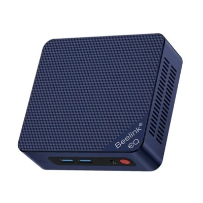 Неттоп Beelink MINI S12, Navy Blue, N95 (4x3.4 GHz, 15 Вт), 16Gb DDR4 3200 MHz SO-DIMM, 512Gb SSD NVMe, 1x2.5" SATA, UHD Graphics, WiFi 5, Bluetooth 4.2, GLan, 4xUSB 3.2, 2xHDMI, Windows 11 Pro, кріплення VESA у комплекті