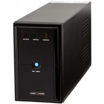 Джерело безперебійного живлення LogicPower LPM-U1250VA Black, USB, 3 розетки, AVR (4986)