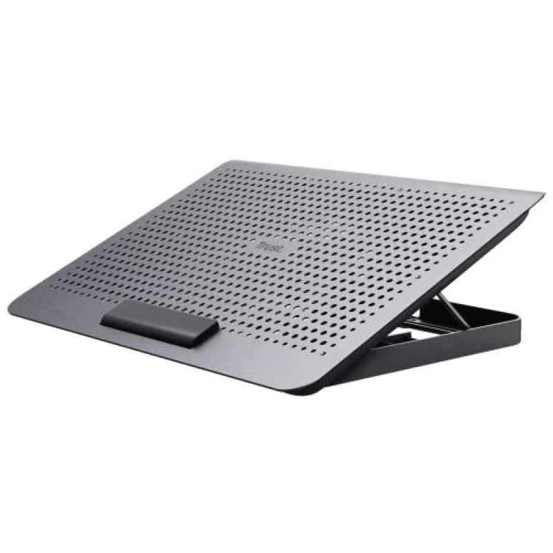 Підставка для ноутбука до 16" Trust Exto, Grey, 1x18 см вентилятор (650 rpm, 35 dB), сітчасте алюмінієве верхнє покриття, 350х255х25 мм, 630 г (21962)