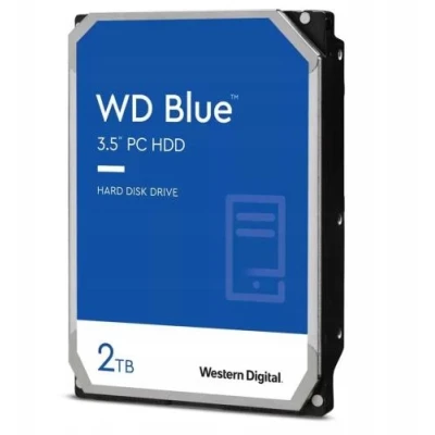 Жорсткий диск 3.5" 2Tb Western Digital Blue, SATA3, 64 Мб, 5400 об/хв (WD20EARZ)