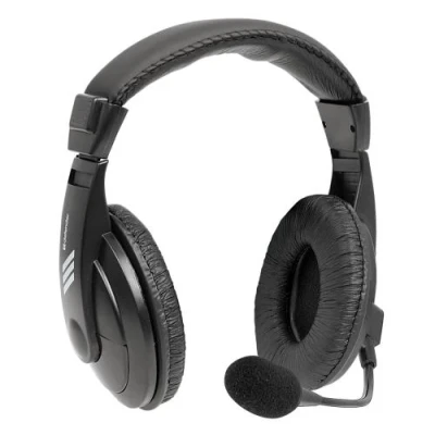 Навушники Defender Gryphon 750U, Black, USB, накладні, регулятор гучності, кабель 1.8 м (63752) Навушники Defender Gryphon 750U, Black, USB, накладні, регулятор гучності, кабель 1.8 м (63752)