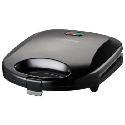 Вафельниця Esperanza EKT008 Blueberry, Black 1000W, антипригарне покриття, для товстих вафель, 2 випічки, індикатор нагрівання/готовності
