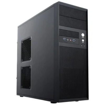 Корпус Chieftec iArena CQ-01B-U3-OP Black, без БЖ, Mid Tower, ATX / Micro ATX / Mini ITX, 2xUSB 3.0