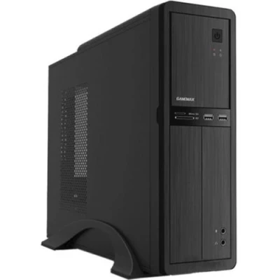 Корпус GameMax ST-609 Black, 300 Вт, Micro ATX / Mini ITX, 2xUSB 2.0, Card Reader, 1x80 мм