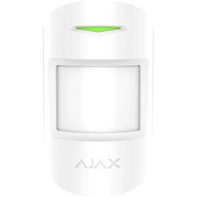 Бездротовий датчик руху та розбиття вікна Ajax CombiProtect, White, до 12 м, 1xCR123A, 110x65x50 мм, 92 г Бездротовий датчик руху та розбиття вікна Ajax CombiProtect, White, до 12 м, 1xCR123A, 110x65x50 мм, 92 г