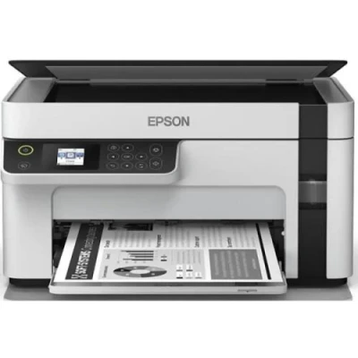 БФП струменевий ч/б A4 Epson M2110, Grey, 1440х720 dpi, до 32 стор/хв, РК-екран 3.7 см, USB, вбудоване СБПЧ, чорнило Epson 110 (C11CJ19401)