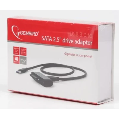 Адаптер USB Cablexpert, Black, USB 3.0 - SATA, 1 м, чіпсет JMS578 (AUS3-02) Адаптер USB Cablexpert, Black, USB 3.0 - SATA, 1 м, чіпсет JMS578 (AUS3-02)