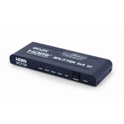 Розгалужувач HDMI сигналу, Cablexpert DSP-4PH4-02, Black, на 4 порти HDMI V1.4, до 20 м