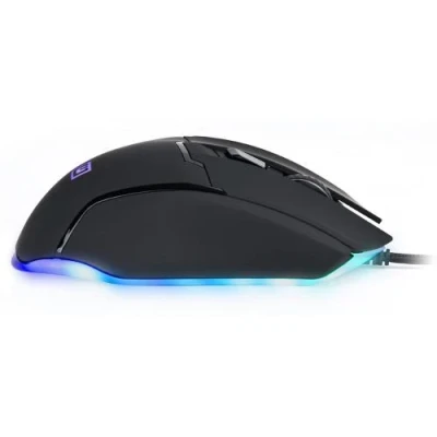 Миша REAL-EL RM-555, Black, USB, оптична, 800/1200/1600/2400 dpi, 6 кнопок, 1,8 м, вбудоване підсвічування (RM-555)