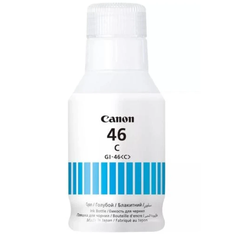 Чорнило Canon GI-46, Cyan, GX6040/GX7040, 135 мл, пігментні (4427C001)