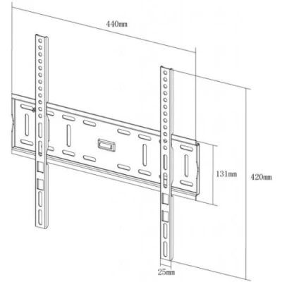 Настінне кріплення LCD/Plasma TV 26"-55" X-Digital SF305 Black, VESA 400x400, до 40 кг, відступ від стіни 20 мм