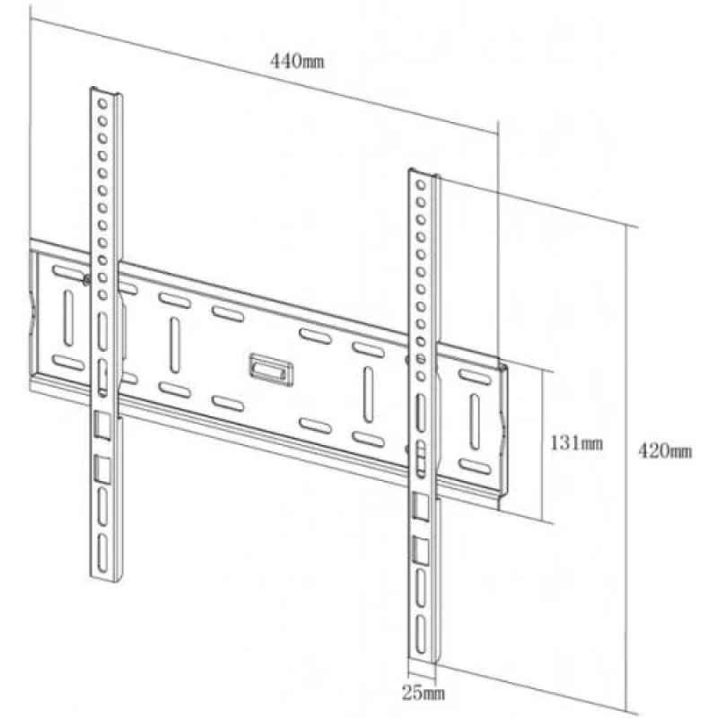 Настінне кріплення LCD/Plasma TV 26"-55" X-Digital SF305 Black, VESA 400x400, до 40 кг, відступ від стіни 20 мм