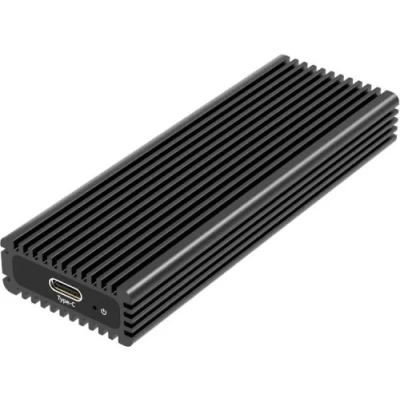 Кишеня зовнішня Maiwo, Black, M.2, Type-C 3.1 Gen2, 1xM.2 NVMe / SATA, формат 2230/2242/2260/2280, алюмінієвий корпус (K1687P2)