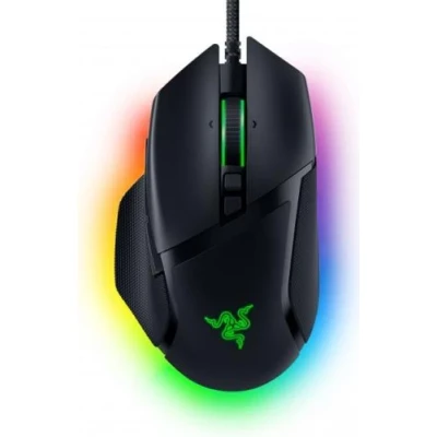Миша Razer Basilisk V3, Black, USB, оптична (сенсор Focus+ 26K), до 26 000 dpi, до 650 IPS, 11 програмованих кнопок, підсвічування Razer Chroma RGB, кабель Razer Speedflex (RZ01-04000100-R3M1)