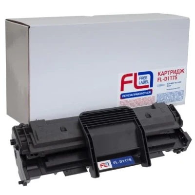 Картридж Samsung MLT-D117S, Black, SCX-4650N/4655FN, 2500 стор, Free Label (FL-D117S)