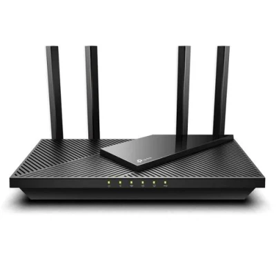 Роутер TP-LINK Archer AX55, Black, Wi-Fi 6, до 3000 Mb/s, 2.4/5GHz, 4x100/1000 Mb/s, RJ45 100/1000Mb/s (Gb), 4 зовнішні незнімні антени, 1 х USB 3.0