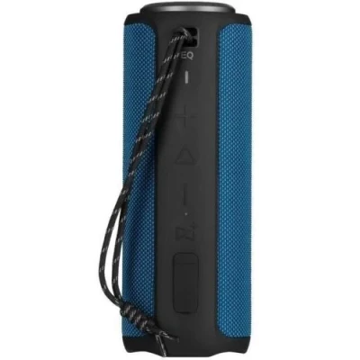 Колонка портативна 2E SoundXTube Plus TWS, Black/Blue, 2 x 20 Вт, Bluetooth 5.0, AUX, USB Type-C, живлення від акумулятора 3000 мАч, IPX6 (2E-BSSXTPWBL)