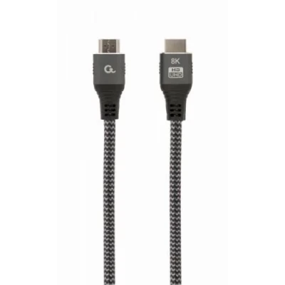 Кабель HDMI (M) - HDMI (M), 3 м, Black, Cablexpert, V2.1, 8K / 60 Гц, HDR10, HLG, 48Gbps, YUV 4:4:4 (CCB-HDMI8K-3M)