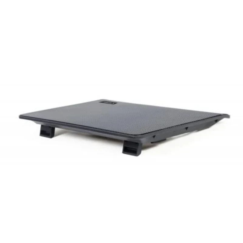 Підставка для ноутбука до 15.6" Gembird NBS-2F15-05, Black, 2x125 мм (1500 rpm, 10 dBA), LED підсвічування, 340х250х23 мм, 450 г