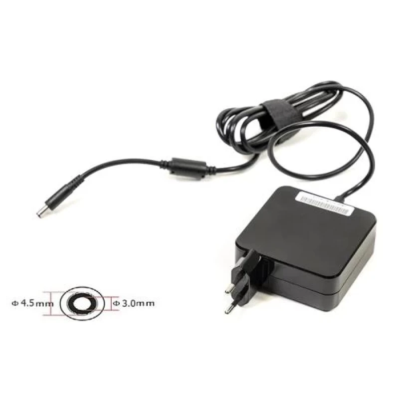 Блок живлення PowerPlant для ноутбуків DELL 19.5V, 3.34A, 65W, 4.5x3.0, wall mount (WM-DL65G4530)