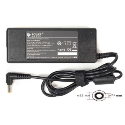 Блок живлення PowerPlant для ноутбуків Asus 19V, 4.74A, 90W, 5.5x2.5 (AS90F5525)