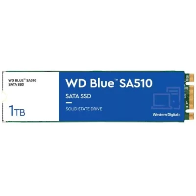 Твердотільний накопичувач SSD 1Tb, Western Digital Blue SA510, SATA3, M.2 2280, 3D TLC, 560/520 МБ/с (WDS100T3B0B)