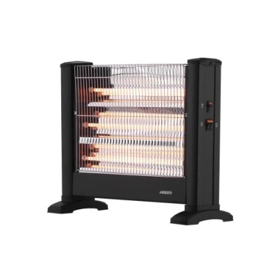 Інфрачервоний обігрівач Ardesto IHS-1650, Black, 1650 Вт, підлоговий, режими 550/1100/1650 Вт, кварцевий нагрівальний елемент, площа обігріву приміщення 15м2, захист від перегріву, відключення при перекиданні
