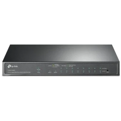 Комутатор TP-Link TL-SG1210MPE, Black, 9 x RJ45 10/100/1000 Мбіт/с, 1 x SFP/RJ45 1000 Мбіт/с, некерований, металевий корпус