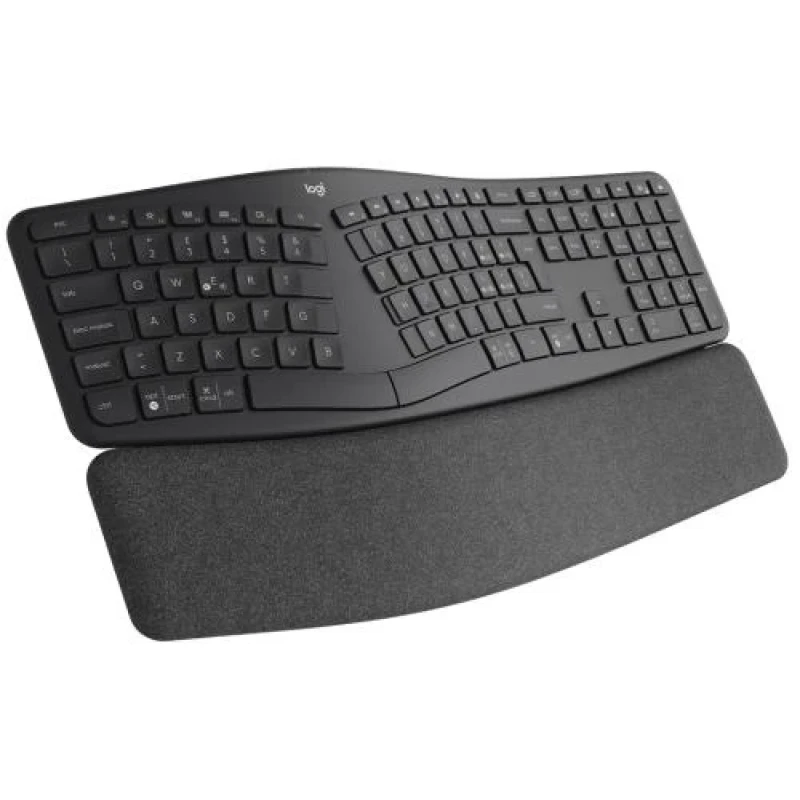Клавіатура бездротова Logitech ERGO K860, Graphite, Bluetooth / 2.4GHz, Easy-Switch (920-010108)