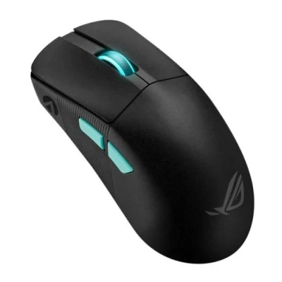 Миша бездротова Asus ROG Harpe Ace Aim Lab Edition, Black, Bluetooth / 2.4GHz USB, оптична (сенсор ROG AimPoint), 100 - 36 000 dpi, 650 IPS, 1000 Hz, 5 програмованих кнопок, RGB підсвічування Asus Aura, 54 г