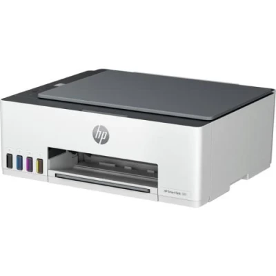 БФП струменевий кольоровий A4 HP Smart Tank 580, Grey, WiFi / Bluetooth, 1200x4800 dpi, до 22/16 стр/хв, дворядковий LCD-екран, USB, вбудоване СБПЧ, чорнило HP GT52 / GT53 (1F3Y2A)