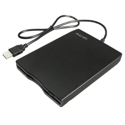 Зовнішній дисковод 3.5" FDD Maiwo, Black, USB (K520C)