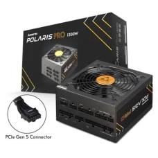 Блок живлення 1300 Вт, Chieftec Polaris Pro, Black, модульний, 80+ Platinum, Active PFC, 135 мм FDP, 4xMolex / 12xSATA / 1x16-pin / 6x6+2-pin / 1x20+4-pin / 2x4+4-pin, захист AFC/OCP/OPP/OTP/OVP/SCP/SIP/UVP, ATX 12V 3.0 (PPX-1300FC-A3)