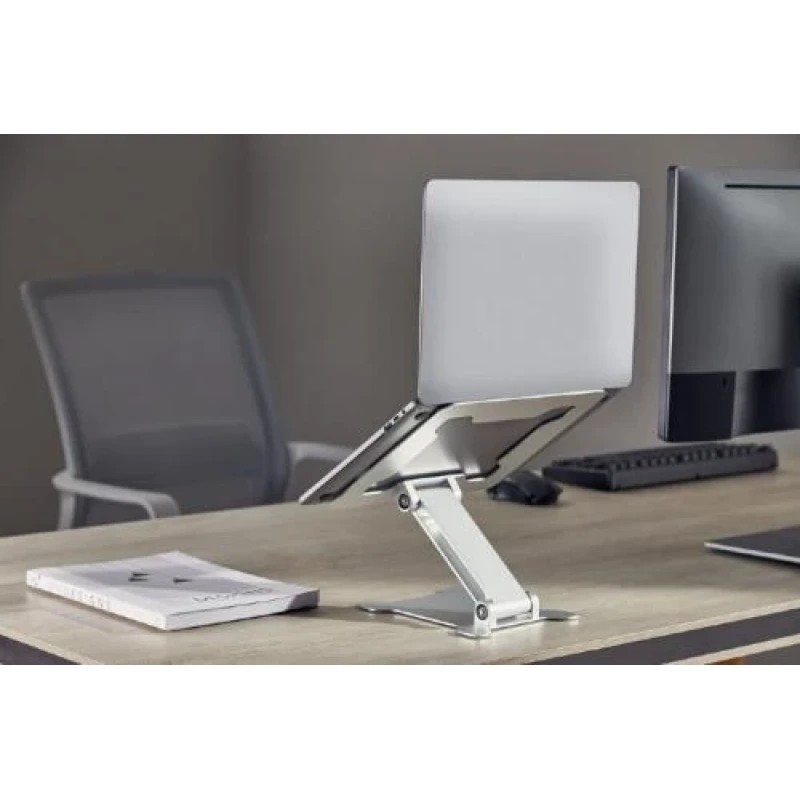Підставка для ноутбука до 15.6" Gembird NBS-D1-03, Silver, алюмінієва