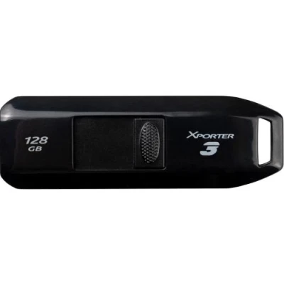 Флеш накопичувач USB 128Gb Patriot Xporter 3, Black, USB 3.2 Gen 1, до 80 МБ/с (PSF128GX3B3U)
